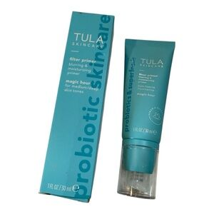 TULA Skincare Filter Primer shade Magic Hour Infused with probiotics + superfood